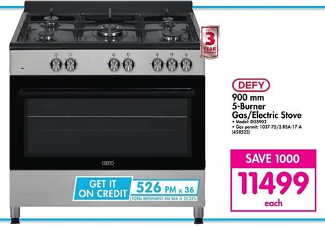 gas stove electric oven makro
